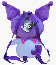 Load image into Gallery viewer, 16&quot; Kuromi Plush Backpack
