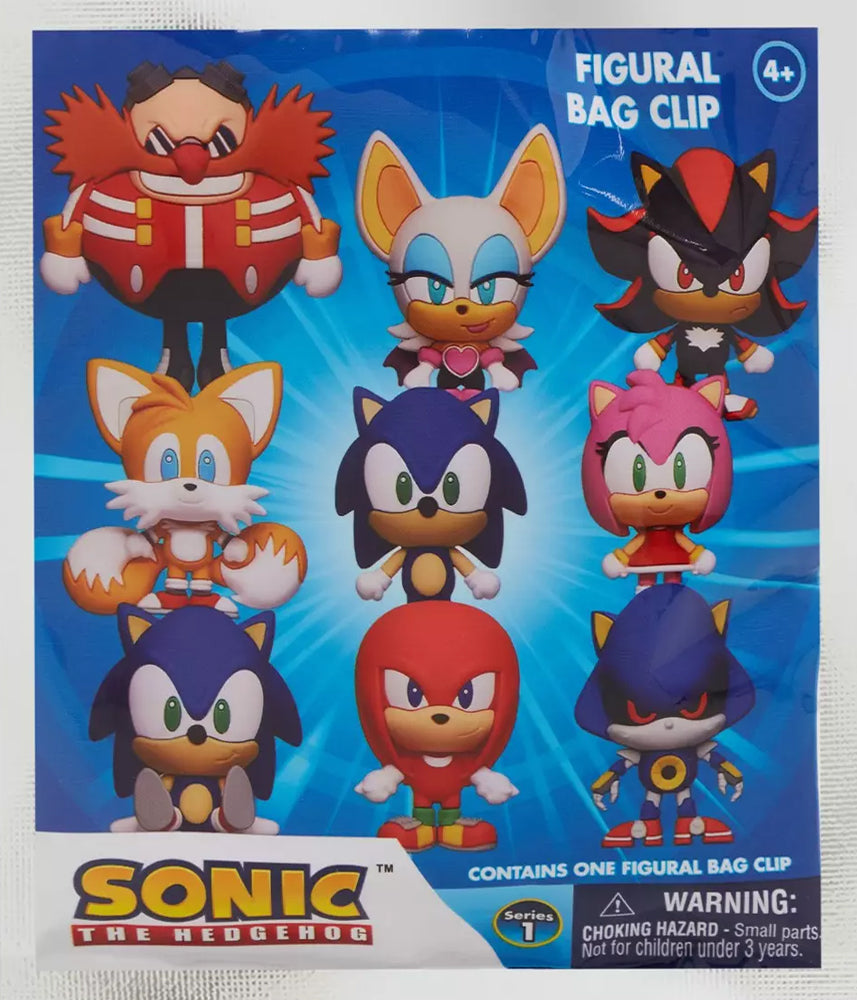 Sonic The Hedgehog - 3D Foam Bag Clip