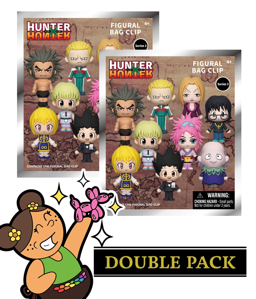 Hunter x Hunter Series 2 3D Foam Bag Clip Random 6-Pack